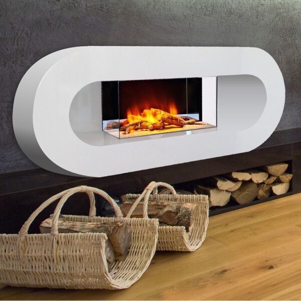 Cheminée décorative design CHEMIN’ARTE Ovalia – Image 2