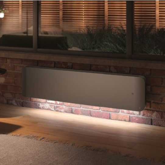 Radiateur fonte connecté et lumineux NOIROT Dook Bas – Image 3