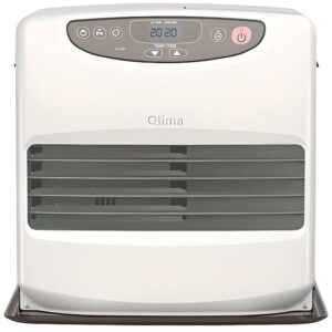 Qlima Chauffe-paraffine portable 428 W Blanc et chocolat SRE 9046C2